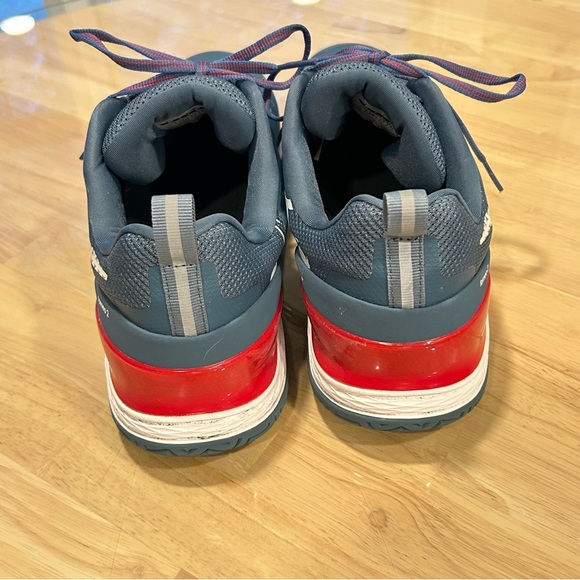 BLUSHIELD TORNEO 2 AG Diadora Blue and Red Athletic Shoes Size 10 - Picture 7 of 8